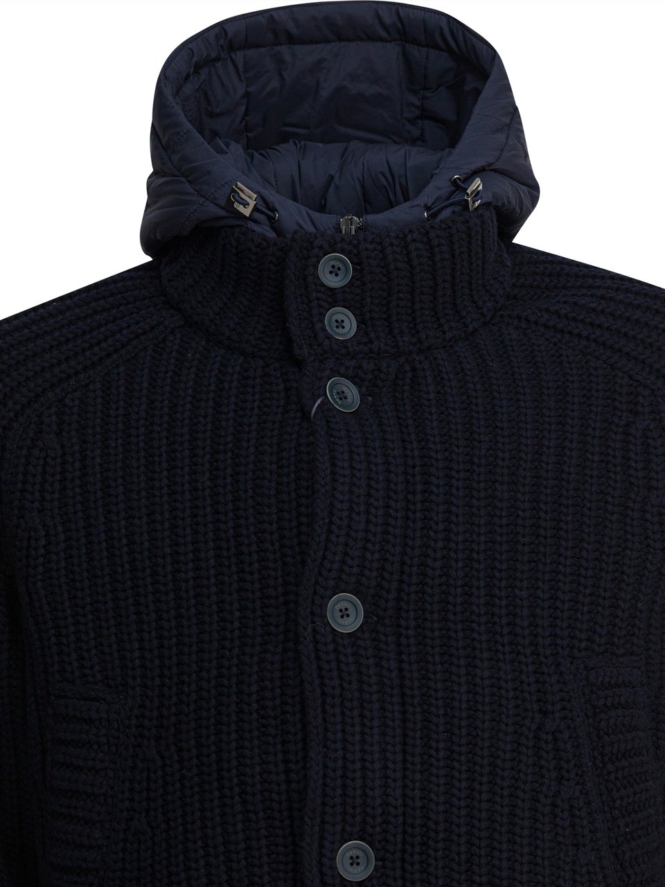 Herno Merino wool coat Blauw