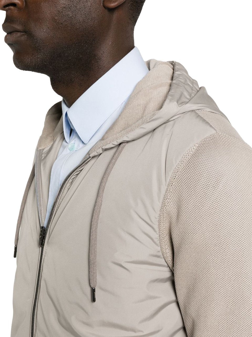 Herno Coats Dove Grey Taupe