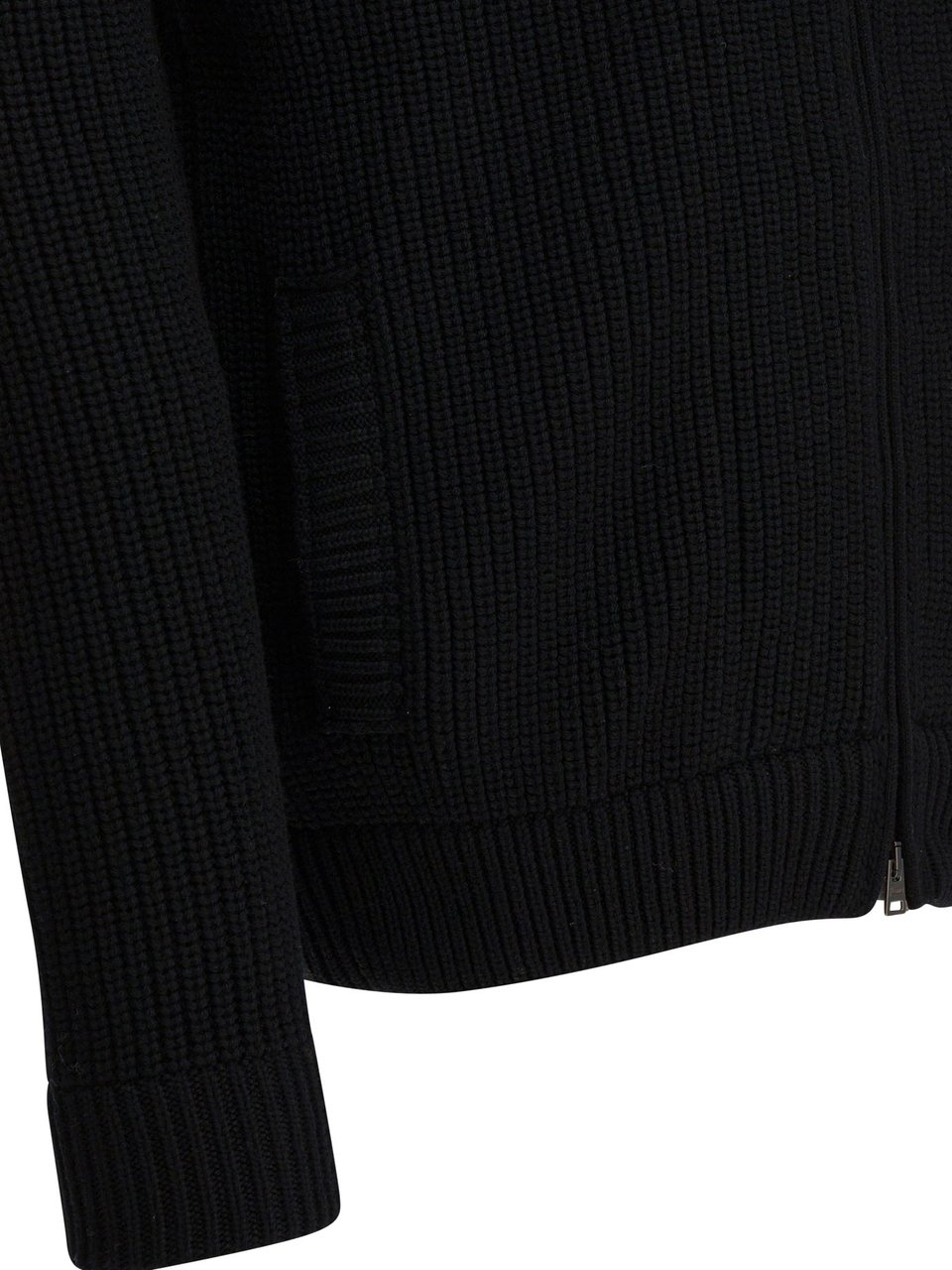 Herno Virgin wool short down jacket Zwart