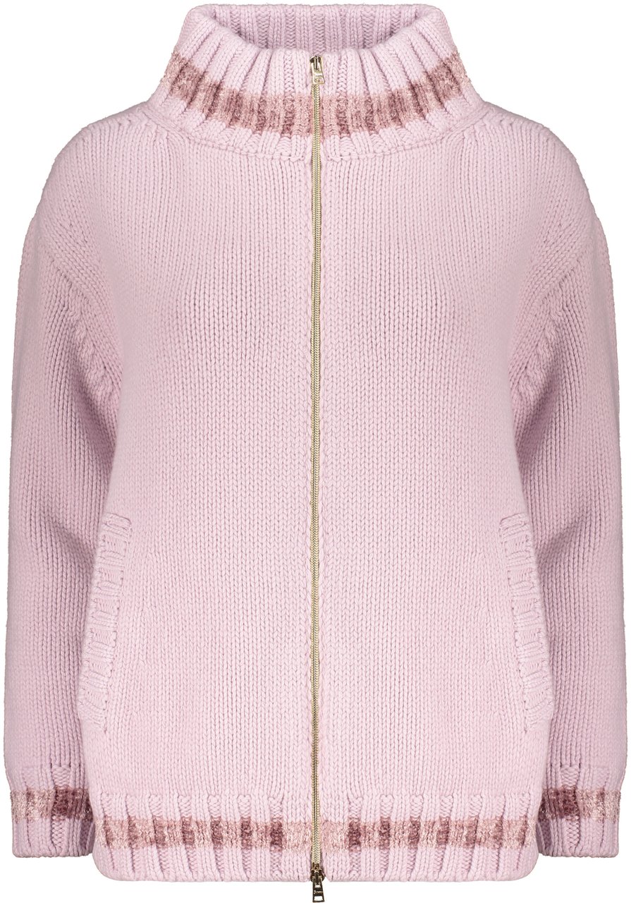 Herno Wool cardigan Paars