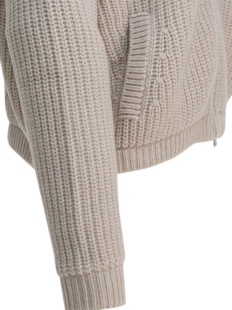 Herno Virgin wool cardigan Beige