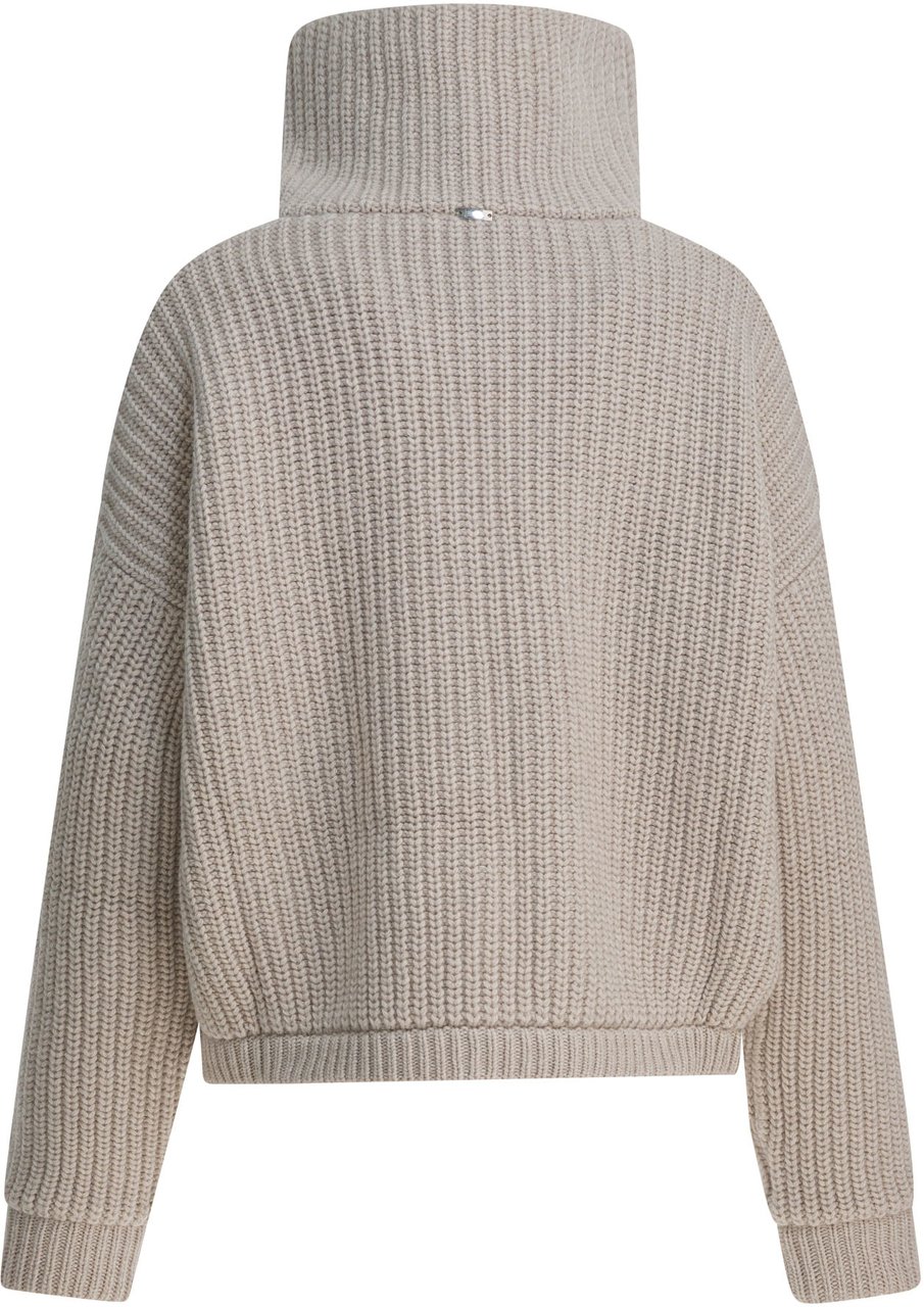 Herno Virgin wool cardigan Beige