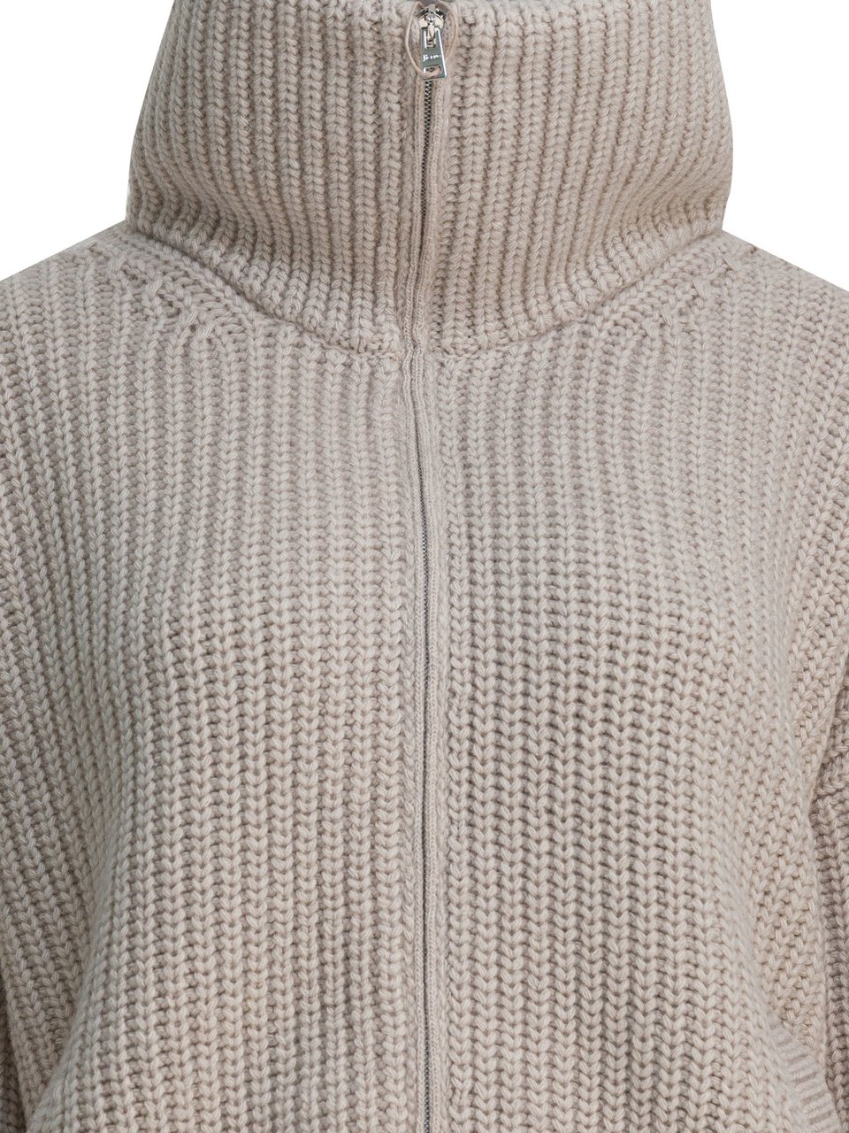 Herno Virgin wool cardigan Beige