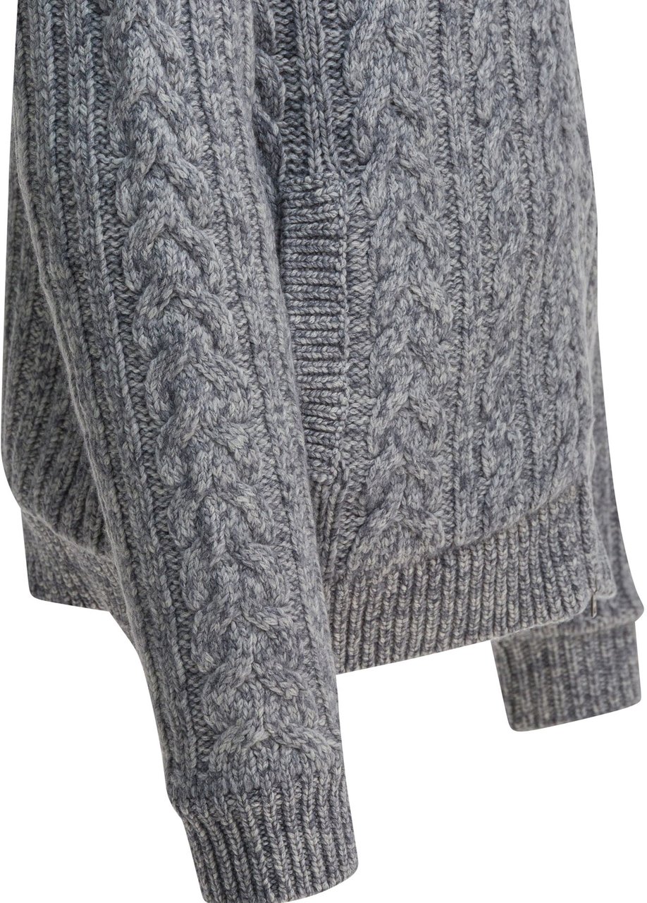 Herno Cashmere cardigan Grijs
