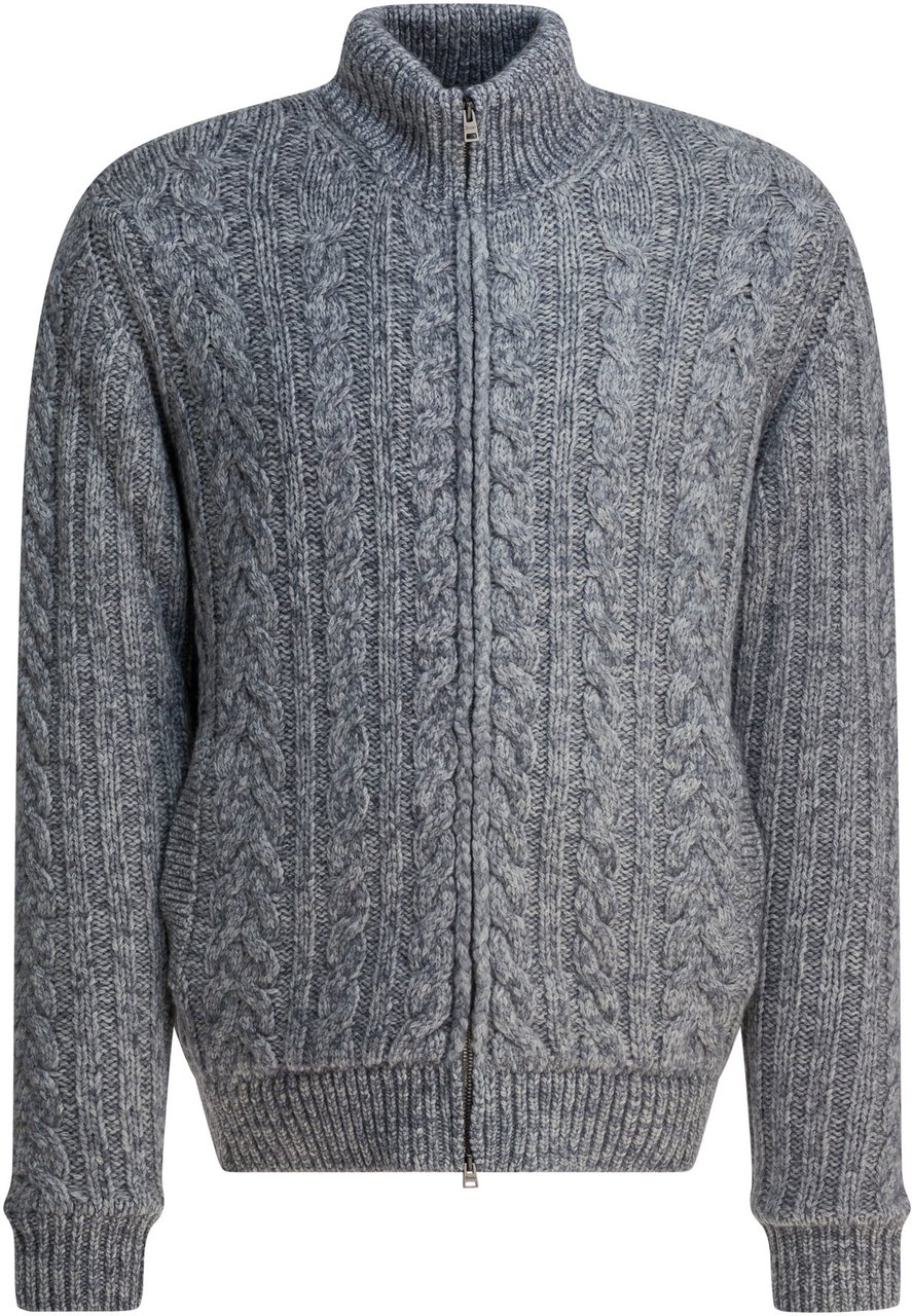 Herno Cashmere cardigan Grijs