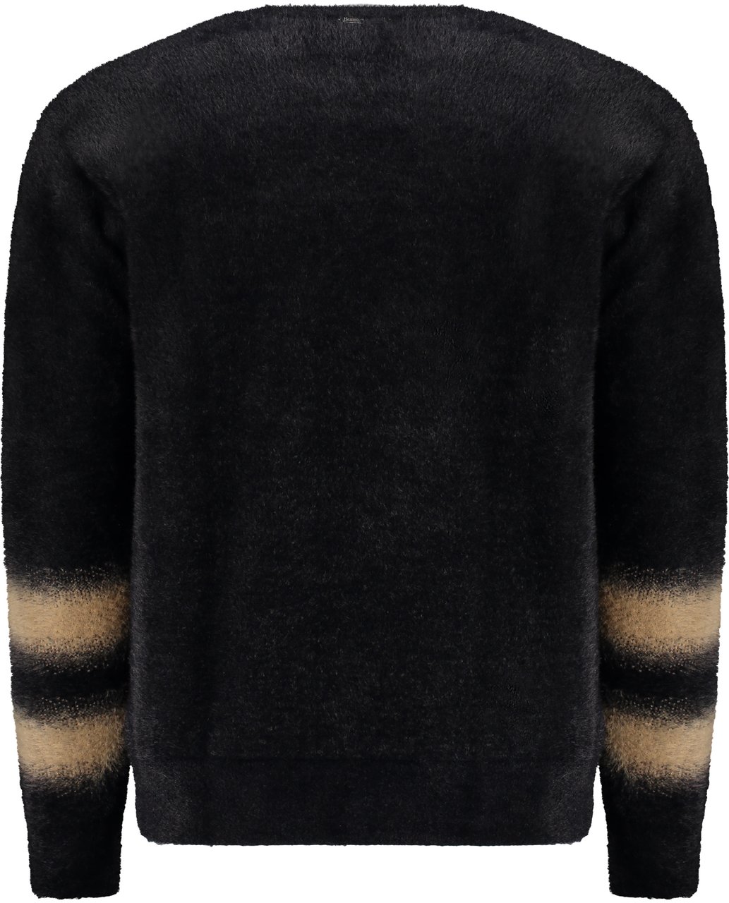 Herno Long sleeve crew-neck sweater Zwart