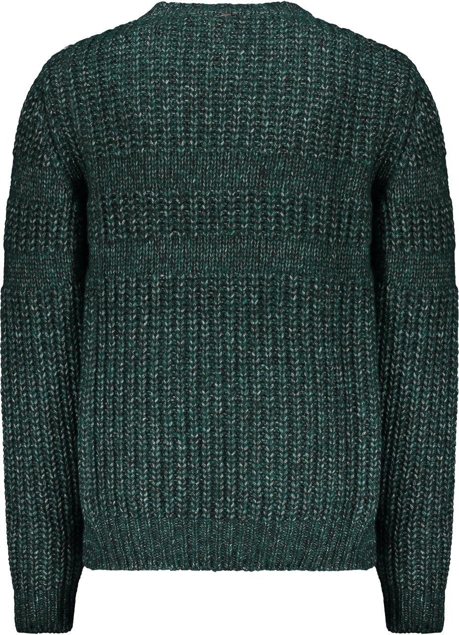 Herno Long sleeve crew-neck sweater Groen
