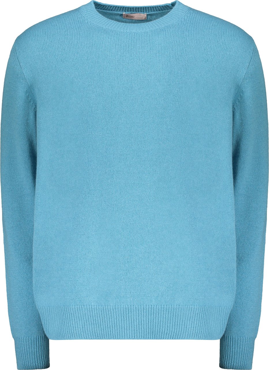 Herno Cashmere sweater Blauw