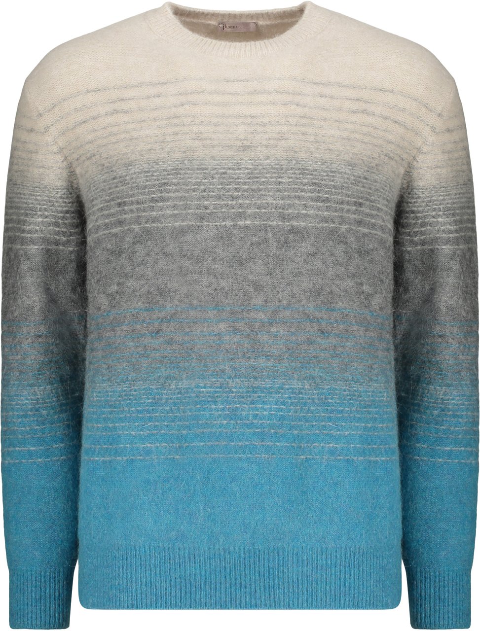 Herno Long sleeve crew-neck sweater Blauw