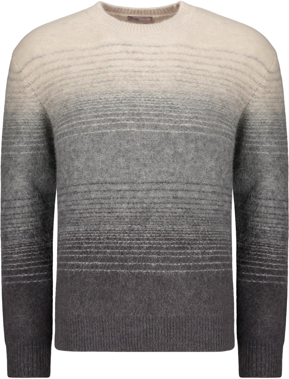 Herno Long sleeve crew-neck sweater Grijs