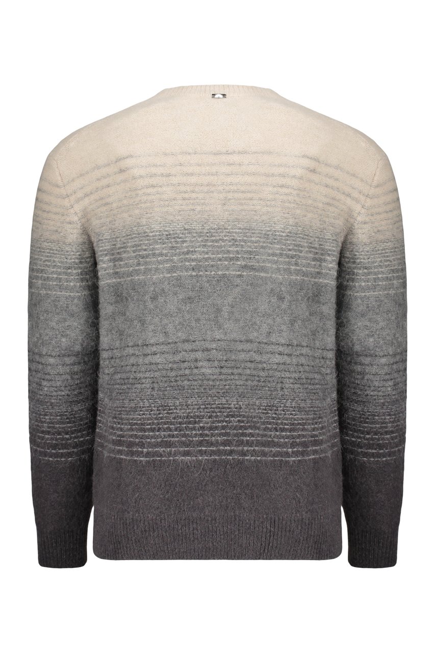 Herno Long sleeve crew-neck sweater Grijs
