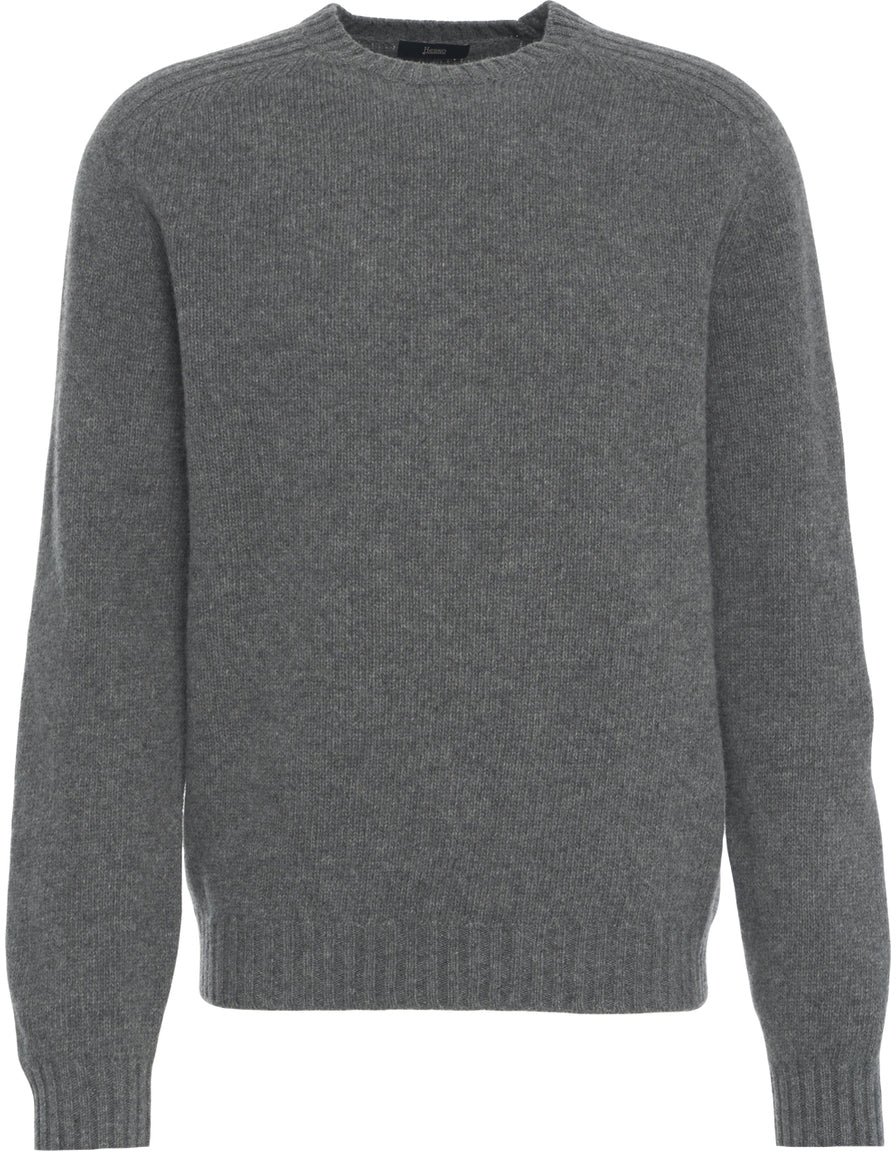 Herno Wool sweater Grijs