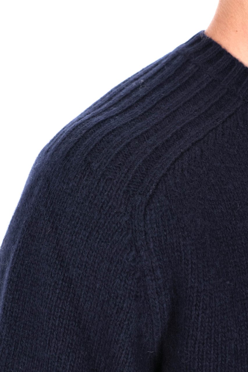 Herno Wool Crewneck Sweater Zwart