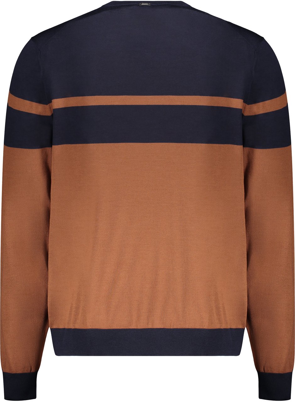 Herno Virgin wool crew-neck pullover Neutraal