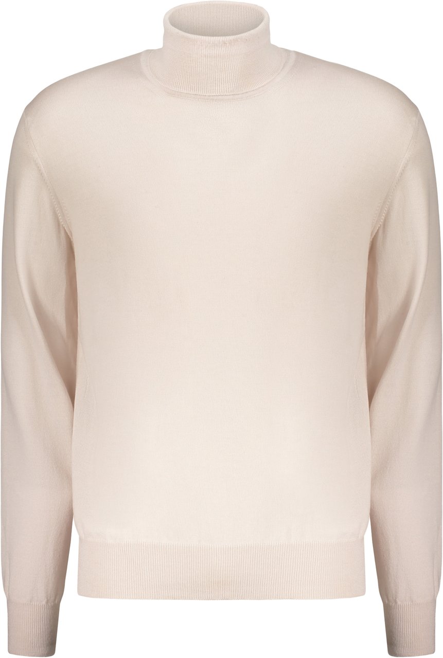 Herno Virgin wool turtleneck sweater Neutraal