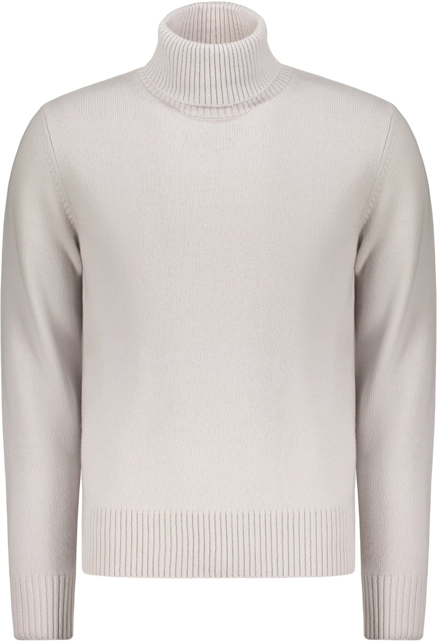 Herno Wool turtleneck sweater Neutraal