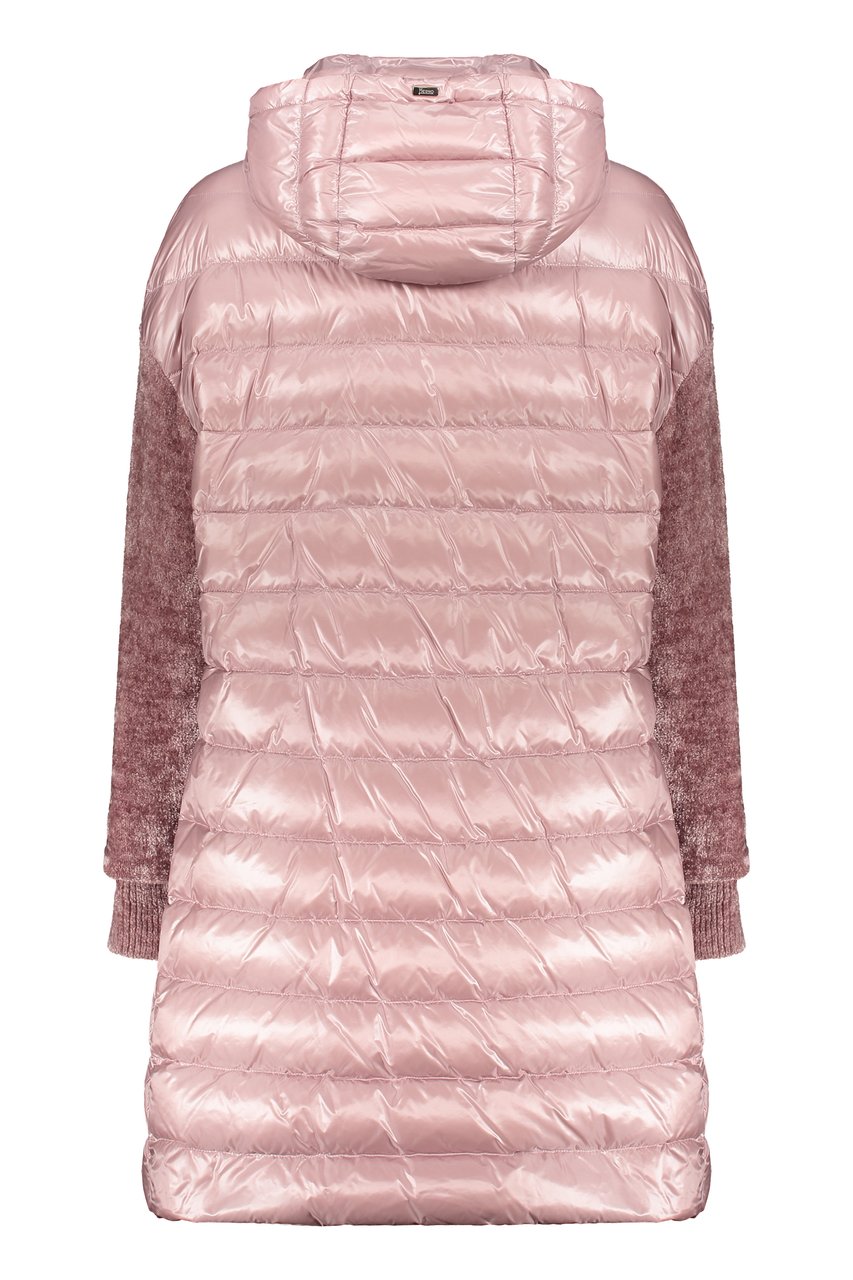Herno Hooded down jacket Paars
