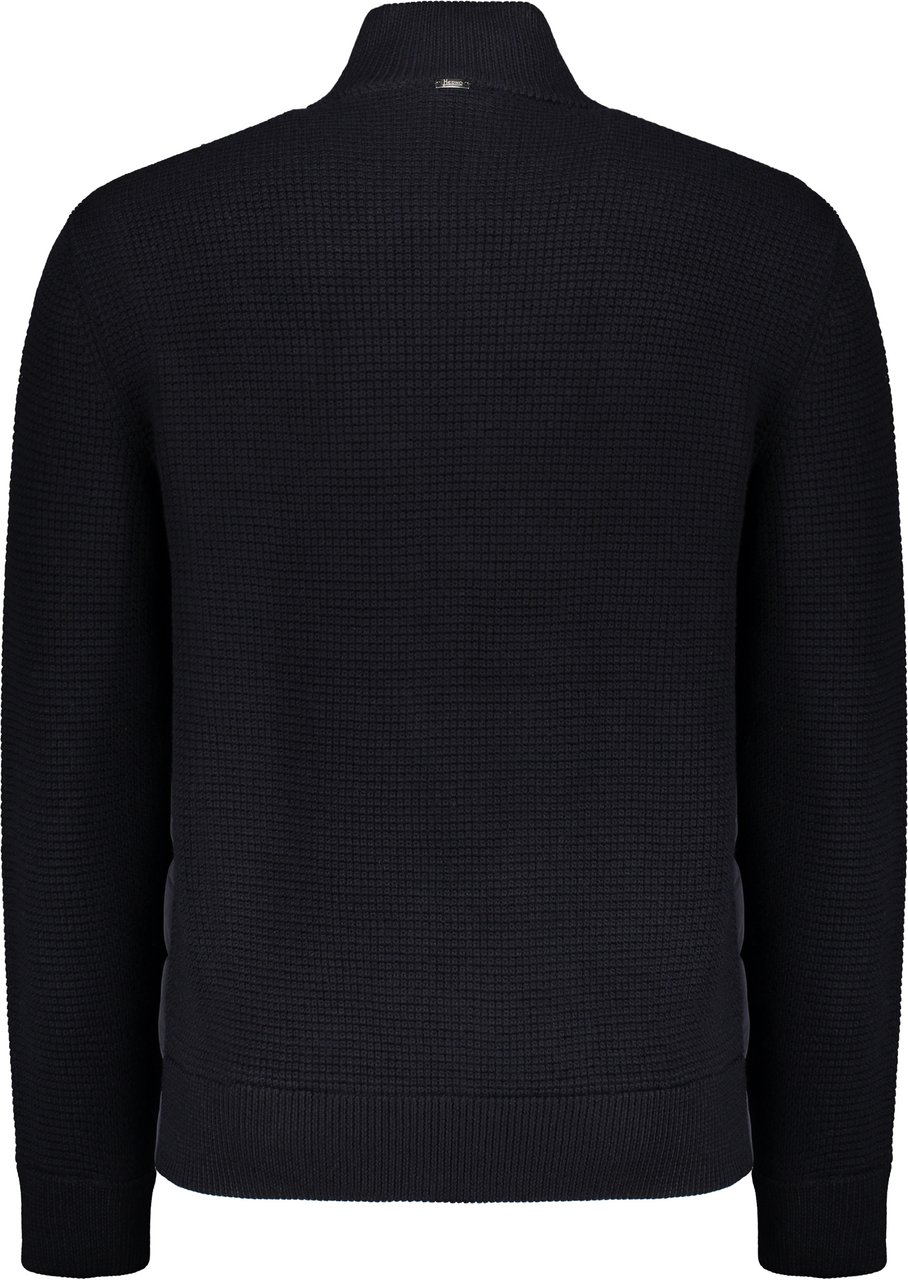 Herno Padded knit jacket Blauw