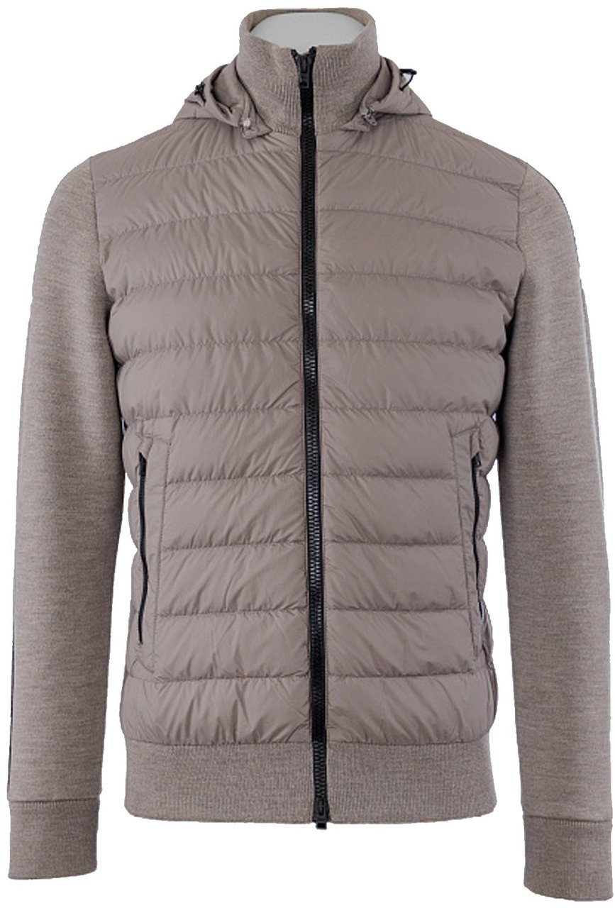 Herno HERNO Wool Bomber Jacket Bruin