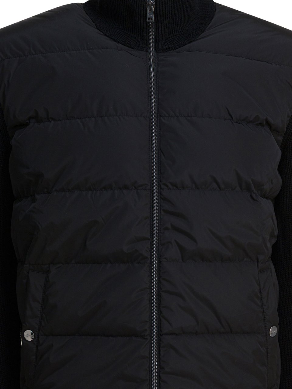 Herno Wool down jacket comforter Zwart