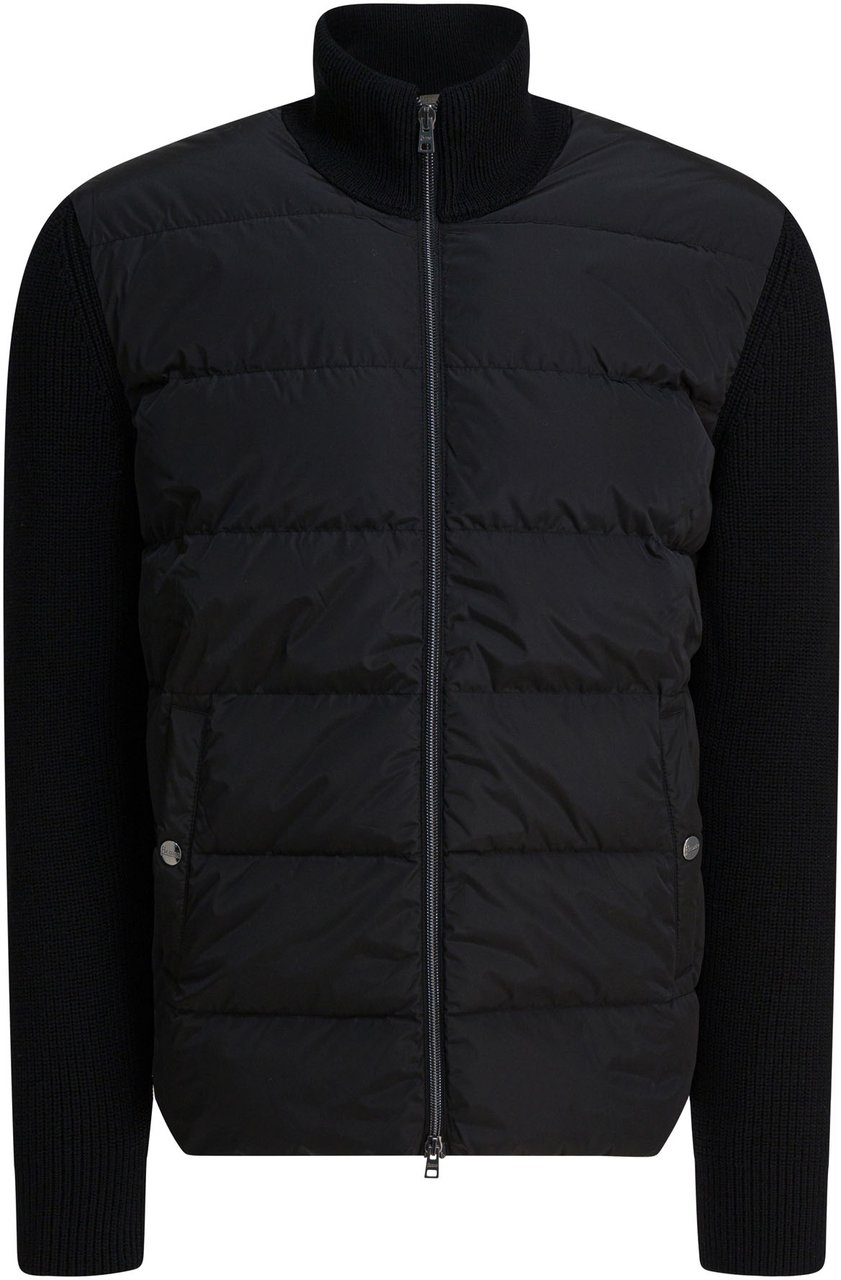Herno Wool down jacket comforter Zwart