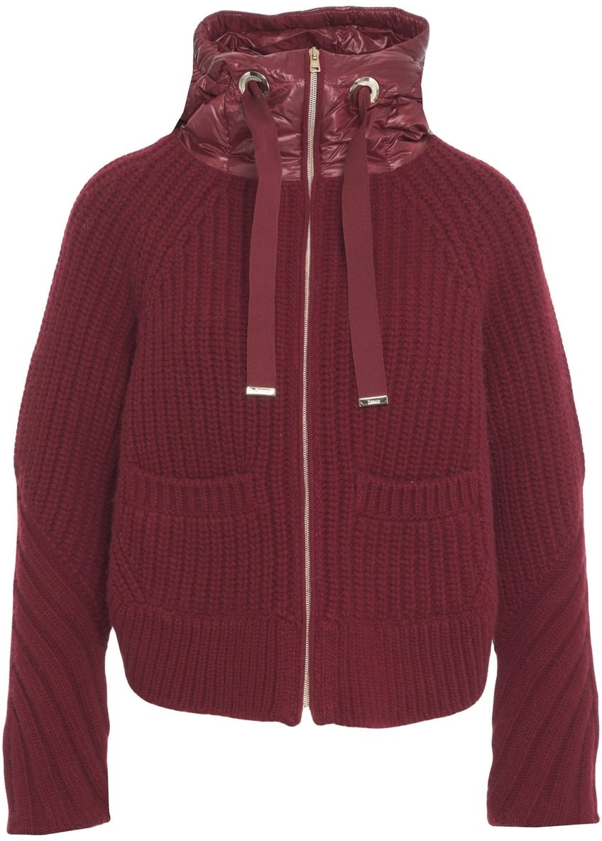 Herno Padded cardigan Rood