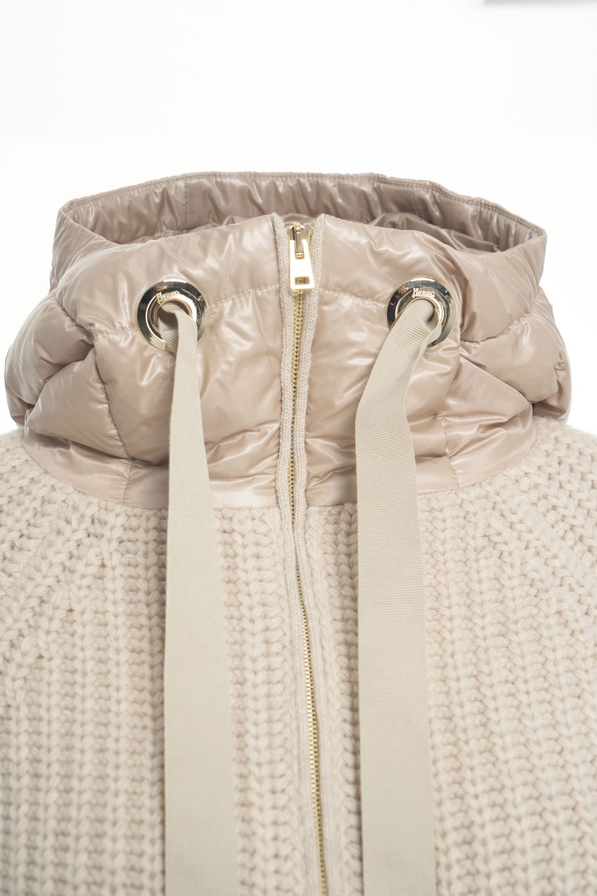 Herno Cardigan con imbottitura Beige