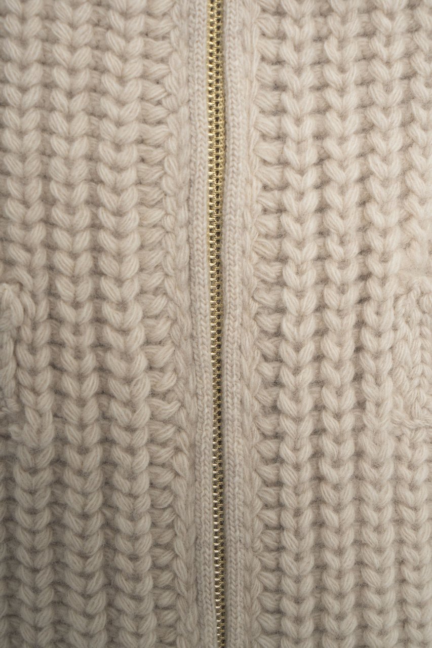Herno Cardigan con imbottitura Beige