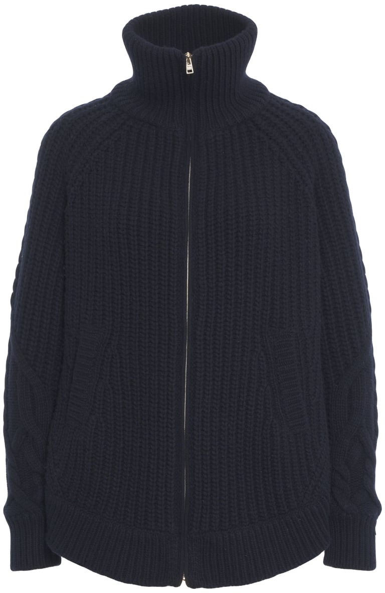 Herno Cardigan con zip Blauw