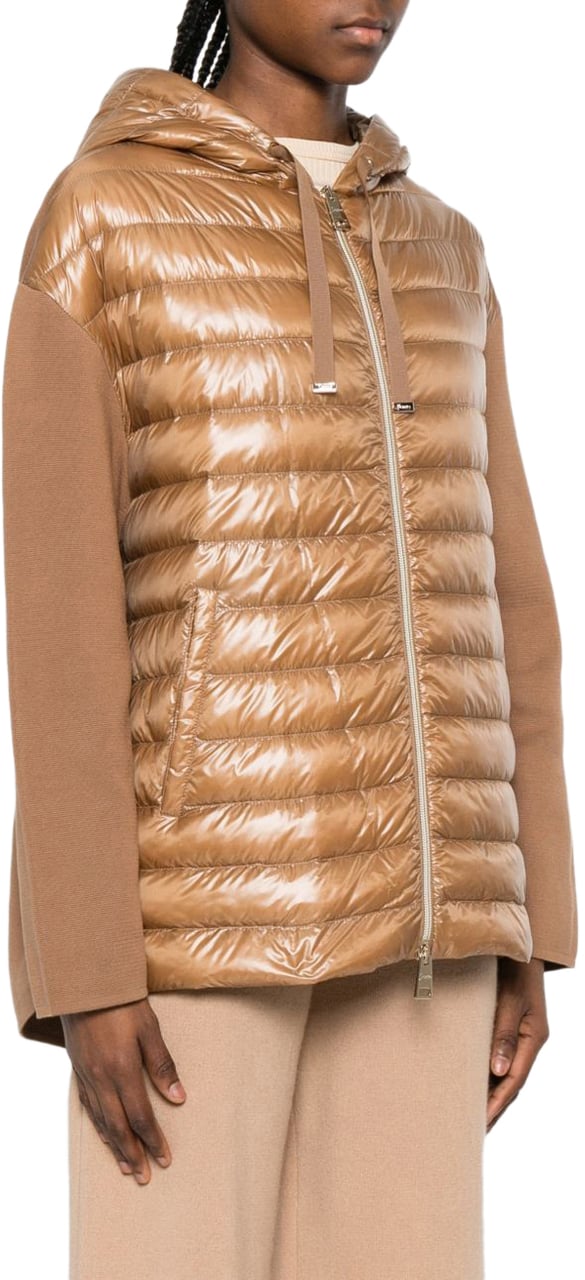 Herno Coats Camel Beige