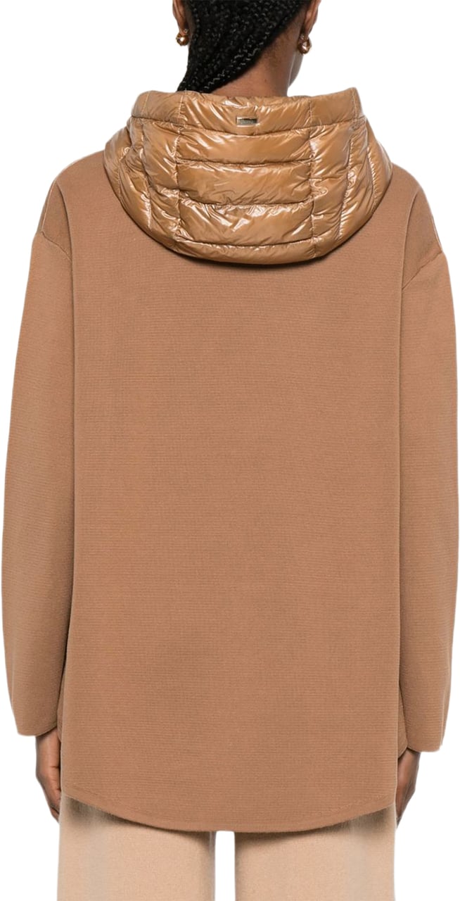 Herno Coats Camel Beige