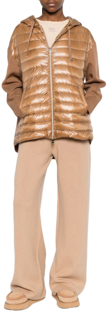Herno Coats Camel Beige