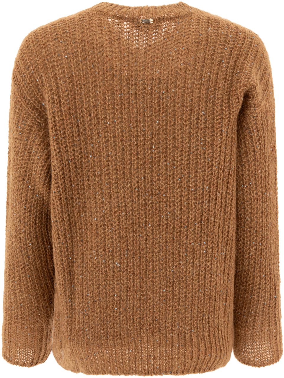 Herno Sweater with sequins Bruin