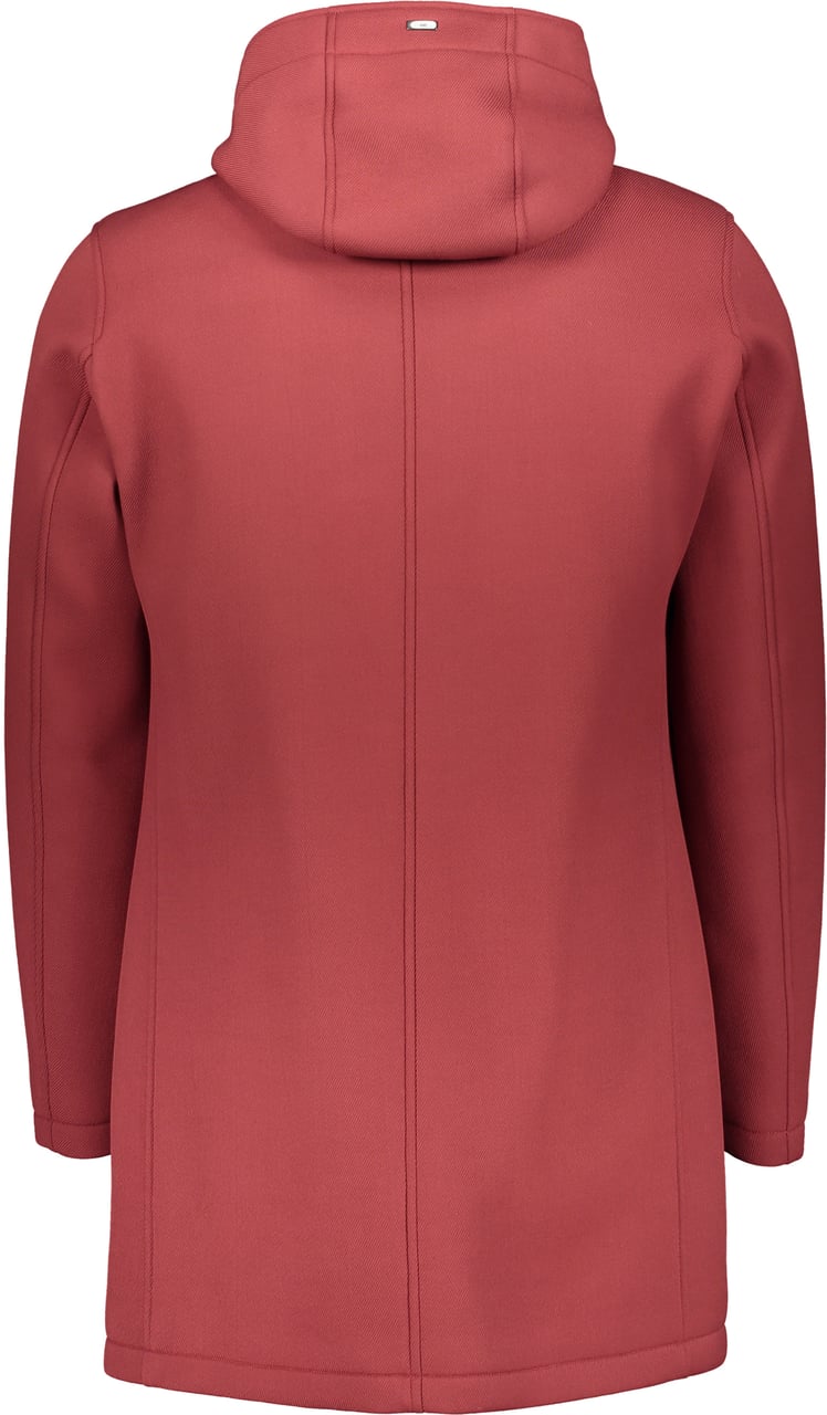 Herno Red jacket with modern hood Rood