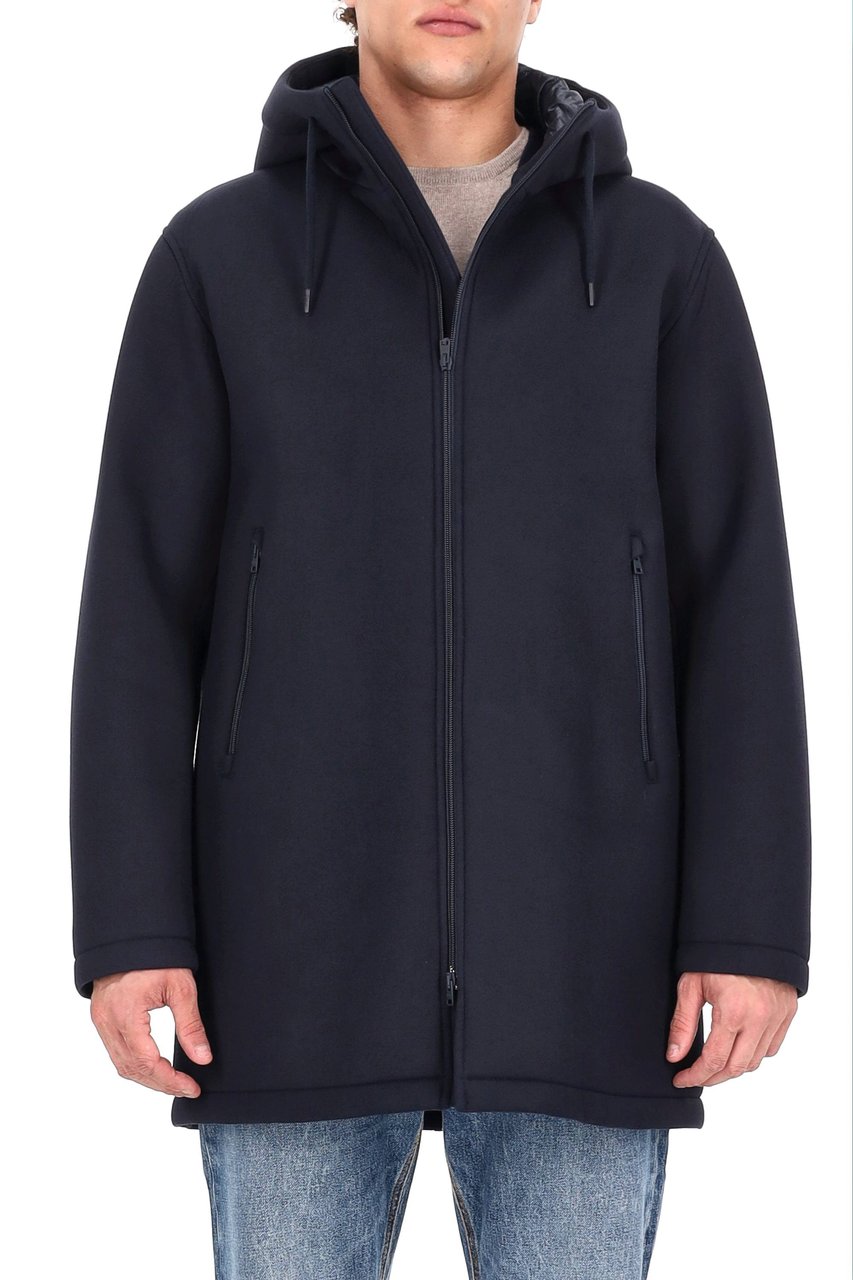 Herno 3-Layer Scuba Parka Jacket Zwart