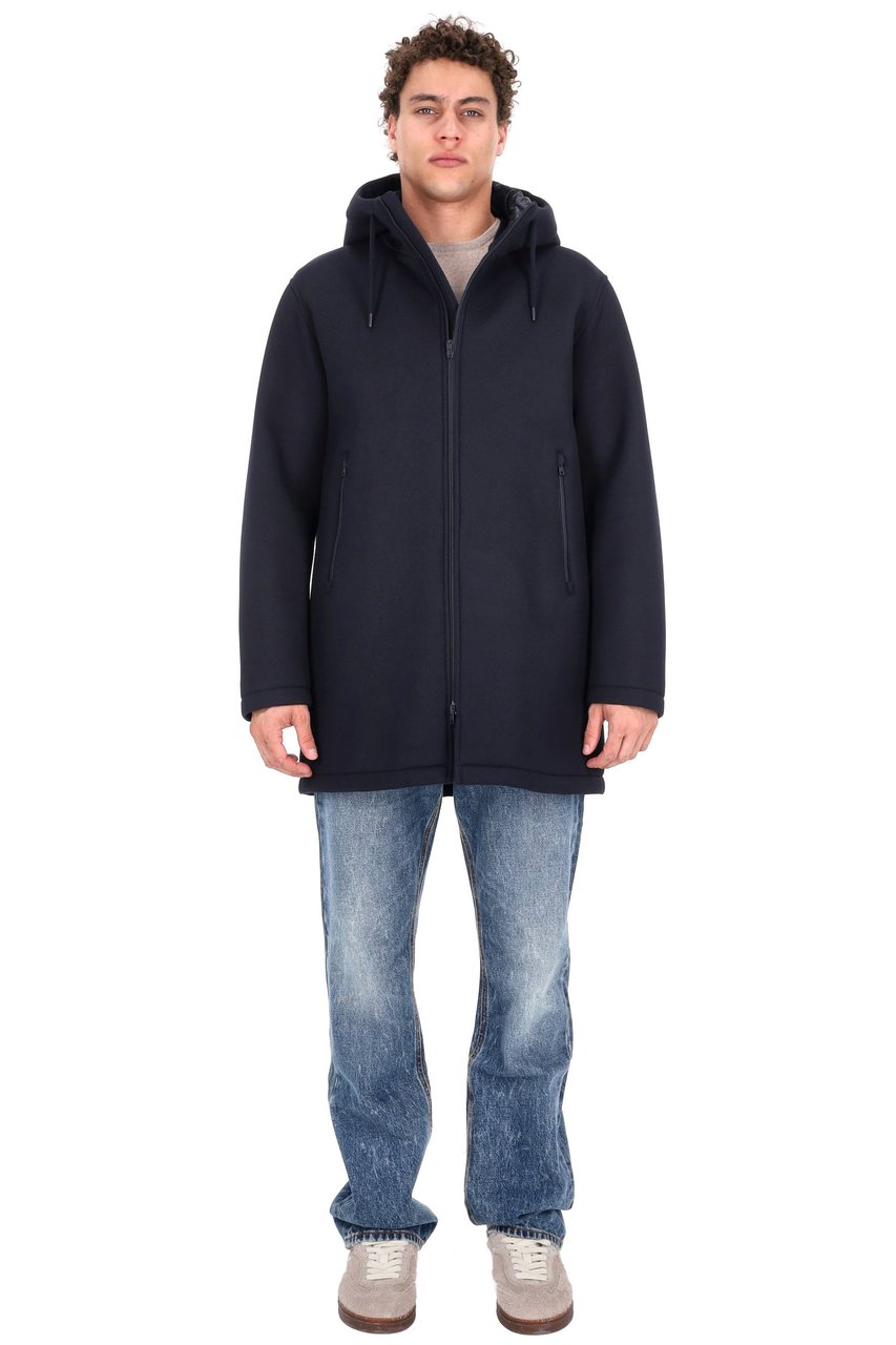 Herno 3-Layer Scuba Parka Jacket Zwart