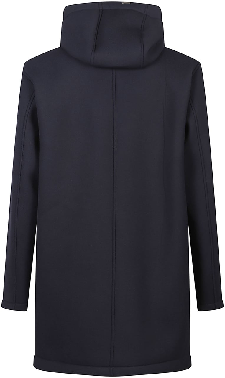 Herno Scuba Long Jacket Blue Blauw
