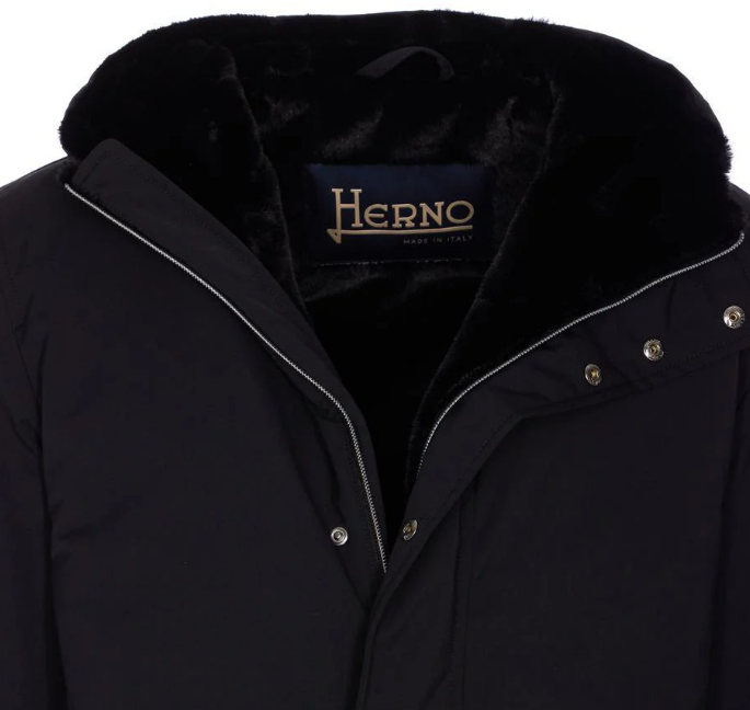 Herno Coats Black Zwart