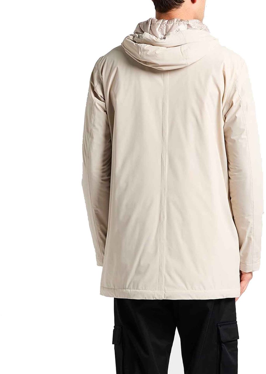 Herno HERNO Hooded Parka Jacket Beige