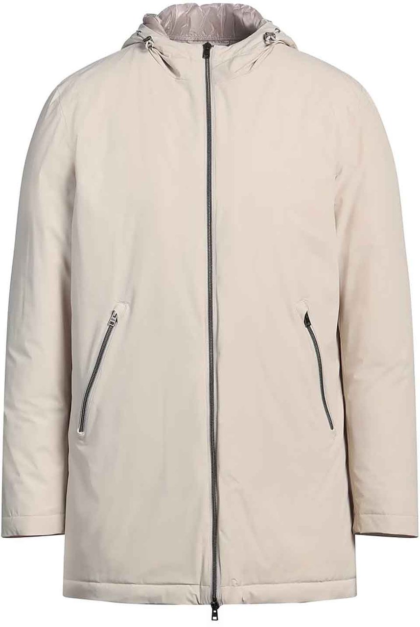 Herno HERNO Hooded Parka Jacket Beige