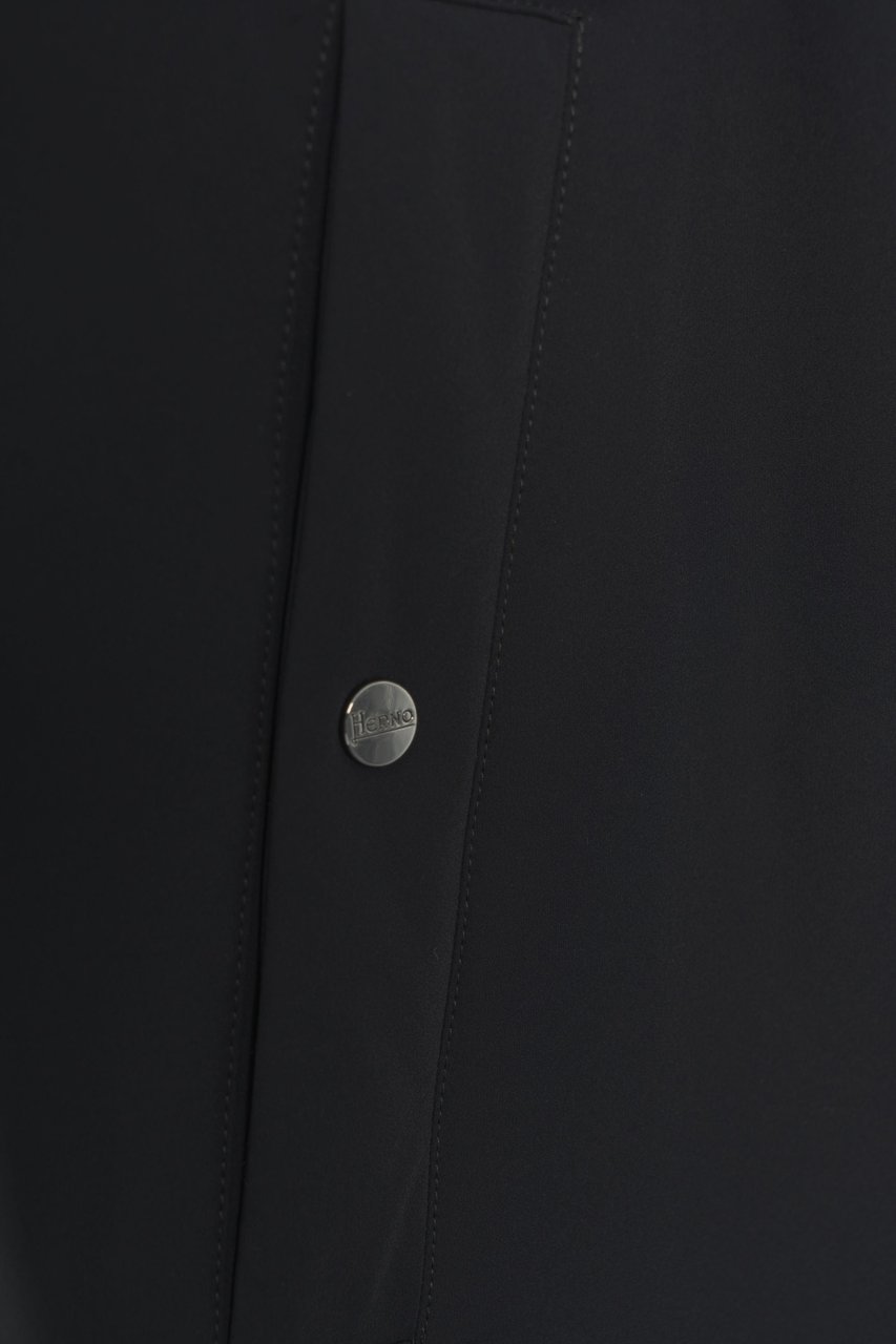 Herno Padded parka with hood Zwart