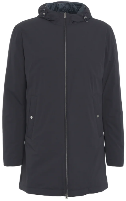 Herno Coats Blue Blauw