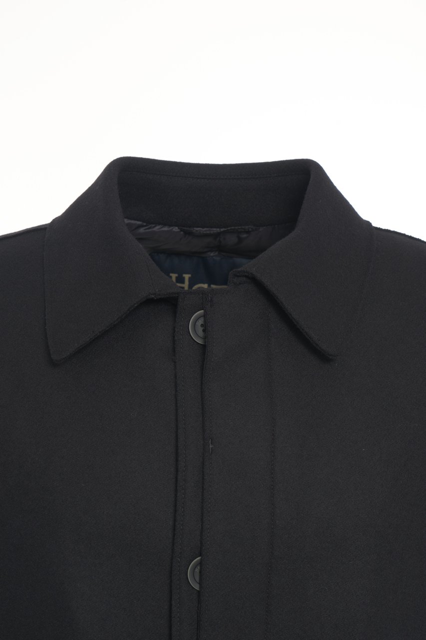 Herno Wool coat Zwart
