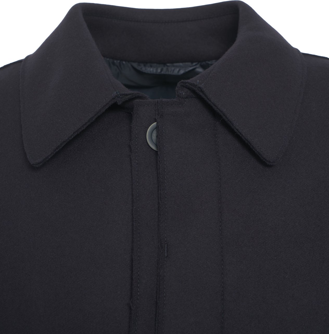 Herno Wool coat Blauw