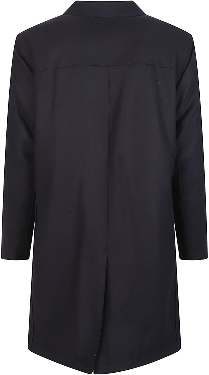 Herno Medium Coat Blue Blauw