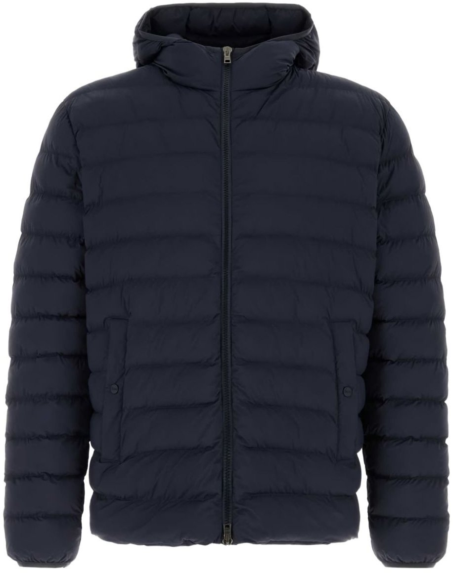 Herno Coats Blue Blauw