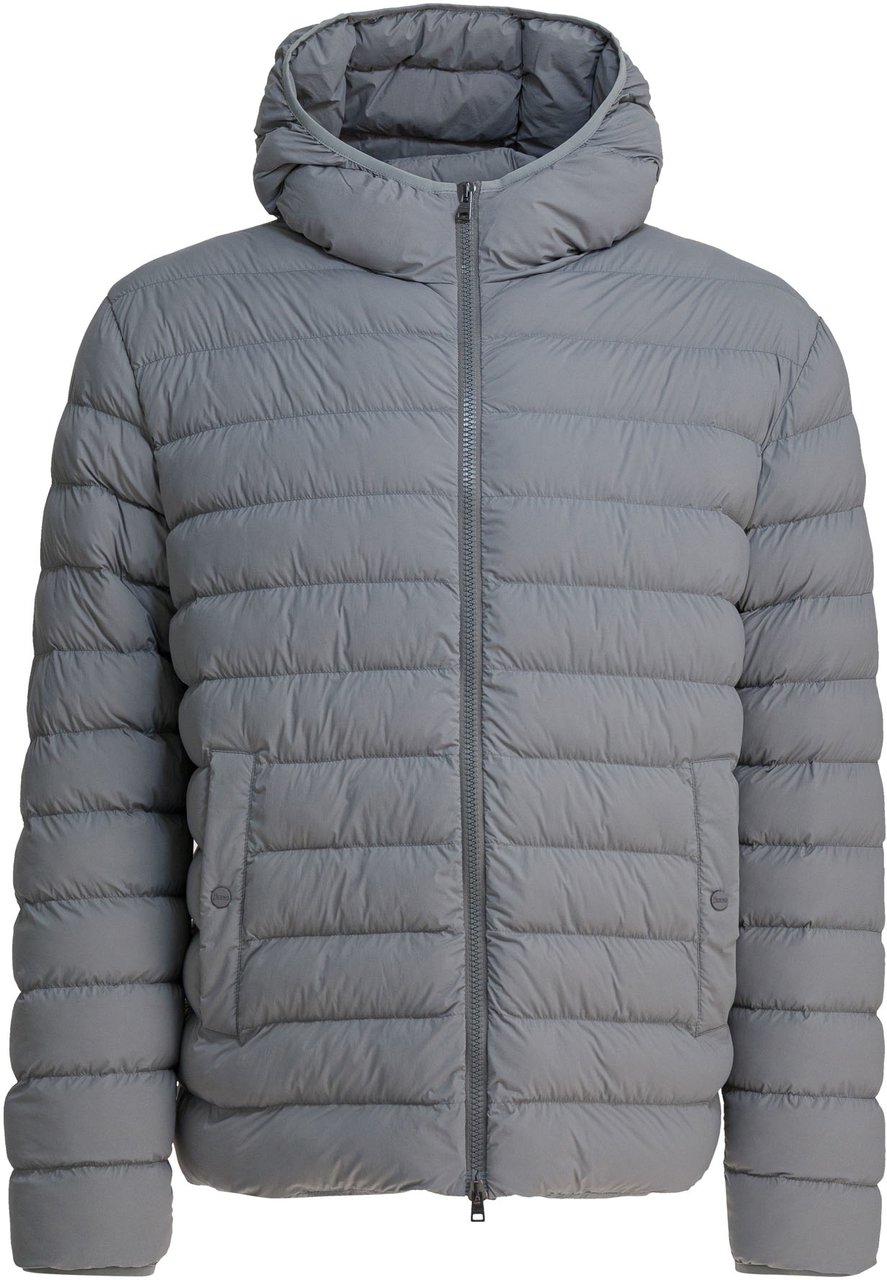 Herno Nylon down jacket Grijs