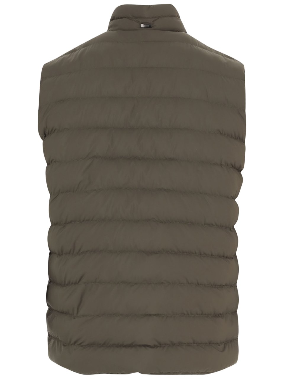 Herno Military Green Padded Nylon Vest Groen