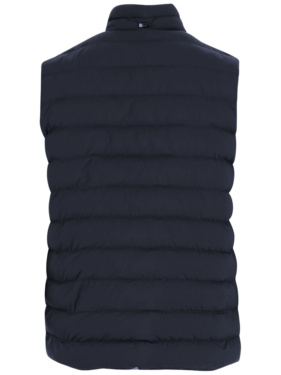 Herno Black Nylon Padded Vest Zwart