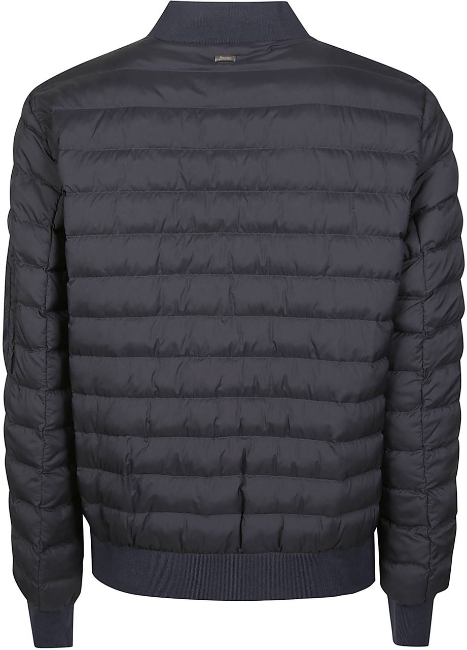 Herno L`aviatore Legend Bomber Jacket Blue Blauw